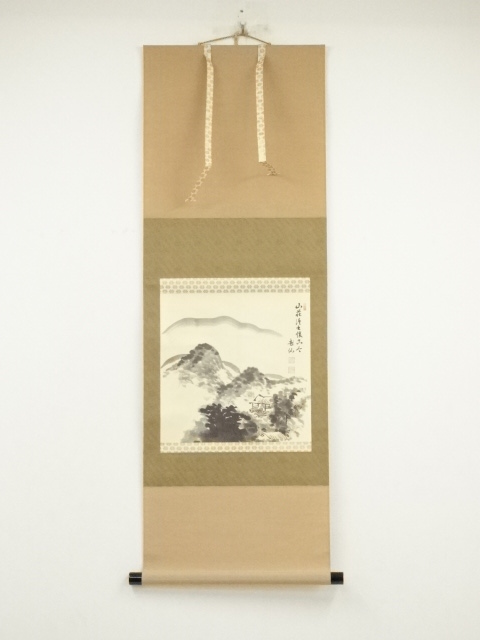 越仙筆 山荘図 肉筆紙本掛軸（保護箱） | 宗 sou::お茶道具・着物のお店
